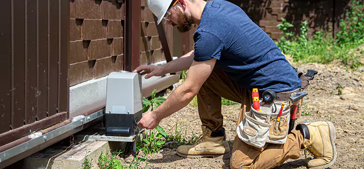 Electric Driveway Gate Installation Champaign