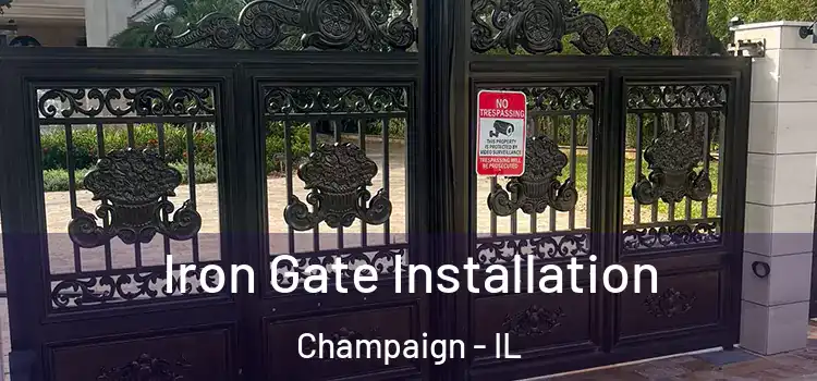 Iron Gate Installation Champaign - IL